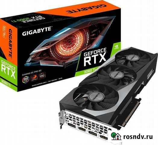 Видеокарта Gigabyte GeForce RTX 3060 Ti Gaming OC Оренбург - изображение 1