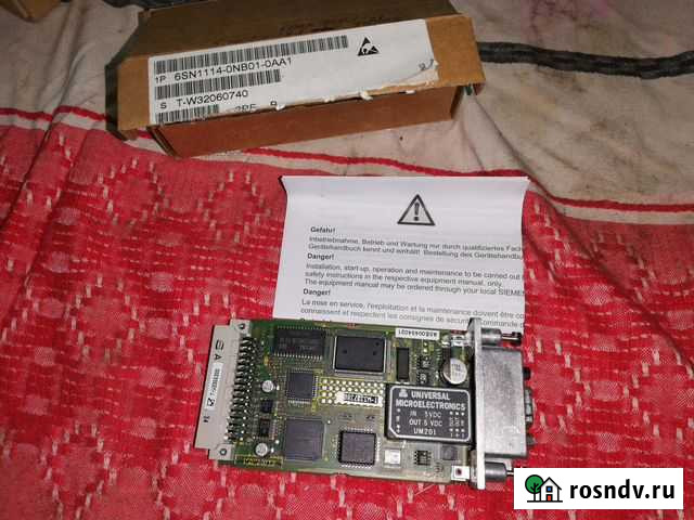 Плата управления 6sn1114-0nb01-0aa1 Сасово - изображение 1