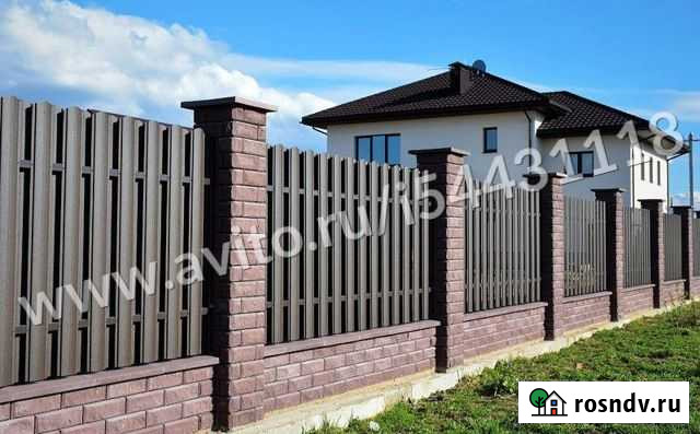 Штакетник металлический GL 0,45 RAL 8012 Туапсе - изображение 1