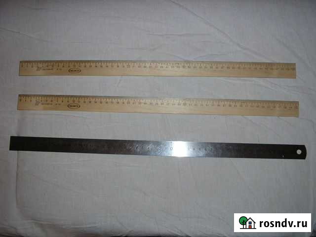 Линейки 50см дерево, металл Саратов - изображение 1