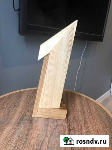 Деревянная цифра 1 Ижевск - изображение 1