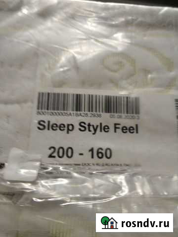 Матрас 200*160 Sleep Style Feel Нижний Новгород - изображение 1