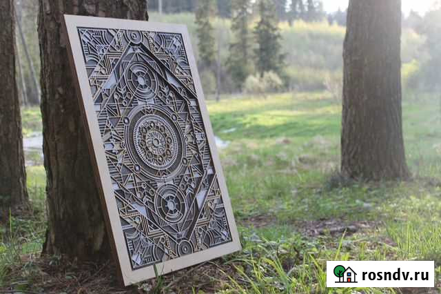 Декоративная объемная картина LA-01plywood Мытищи - изображение 1