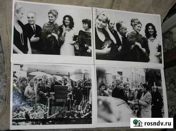 Лот уникальных фотографий марины влади 4 штуки Москва