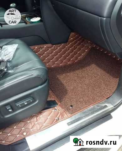 3D коврики из экокожи для Toyota Land Cruiser Томск - изображение 1