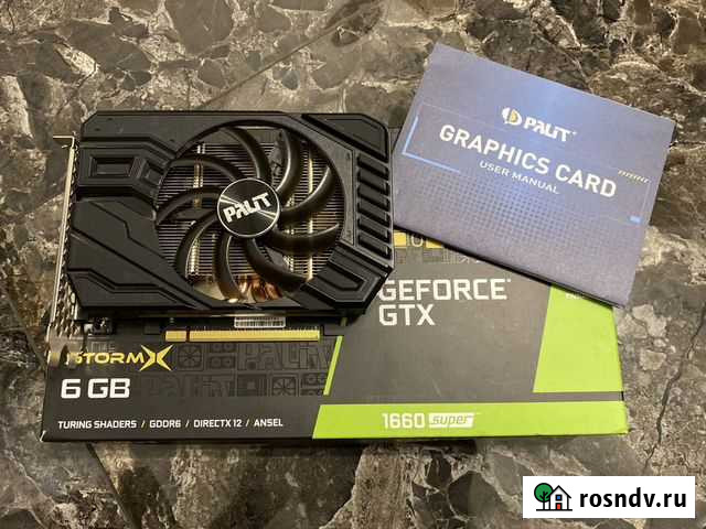 Видеокарта Palit gtx 1660 super Симферополь - изображение 1