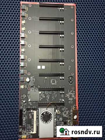 Материнская плата BTC t-37 с процем для майнинга Иваново - изображение 1