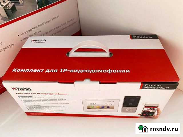 Комплект IP-видеодомофона Hi Watch DS-D100ikwf Стерлитамак - изображение 1
