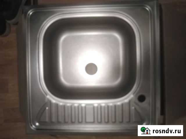 Мойка из нержавеющей стали 60х60 б/у Урюпинск - изображение 1