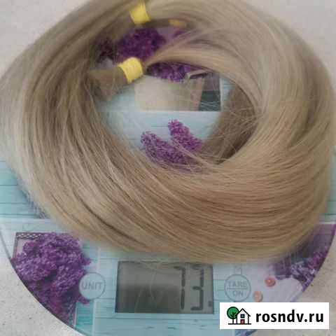 Волосы для наращивания 60 см блонд Тюмень - изображение 1