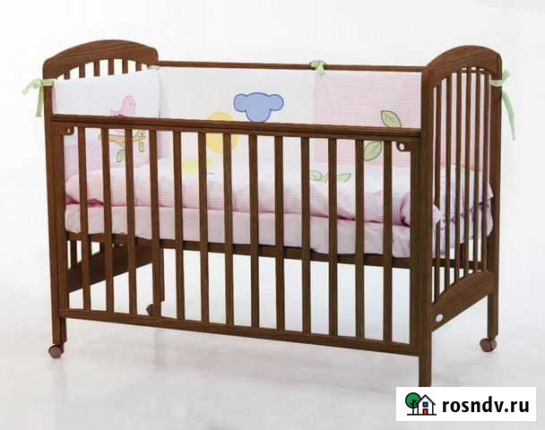 Детская кроватка 120х60 с матрасом и бортиками Раменское - изображение 1