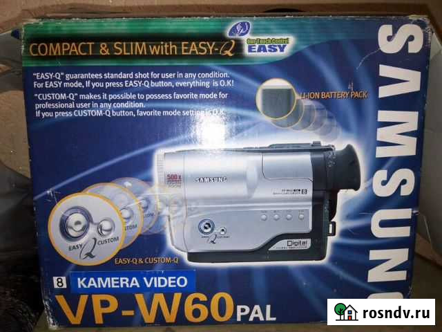 Видео камера samsung VP-W60 pal Самара - изображение 1