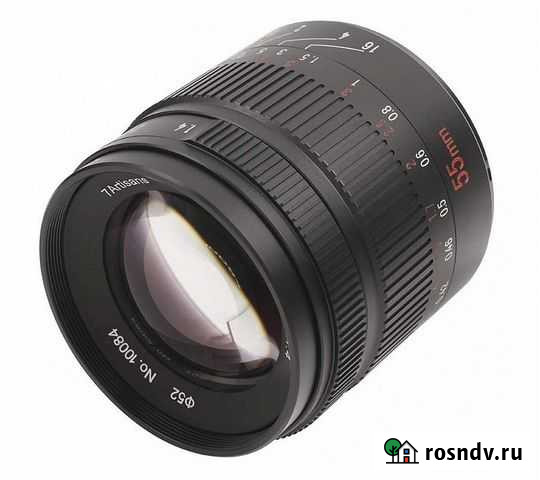 Объектив 7Artisans 55mm F1.4 mark ii Sony E Уфа - изображение 1