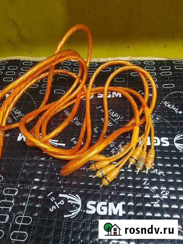 Провода RCA Mystery 4шт Орехово-Зуево - изображение 1