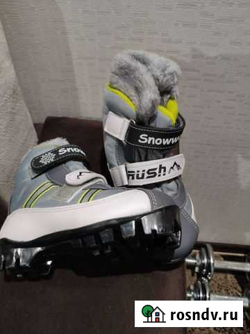 Лыжные ботинки детские размер 29-30 Казань - изображение 1