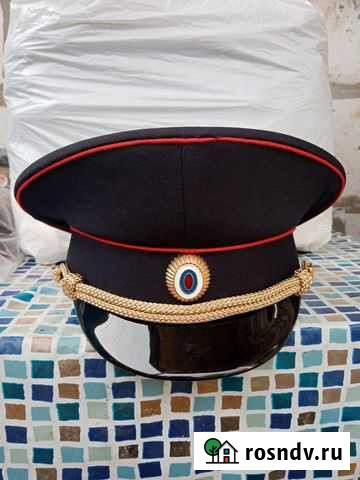 Фуражка полицейская 58 размер новая Кострома - изображение 1
