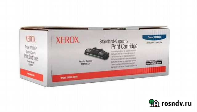 Тонер-картридж Xerox 113R00735 к Phaser 3200, рес Красноярск - изображение 1