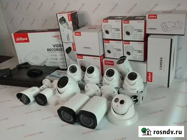 Комплект 11 камер видеонаблюдения Dahua микр Энем - изображение 1