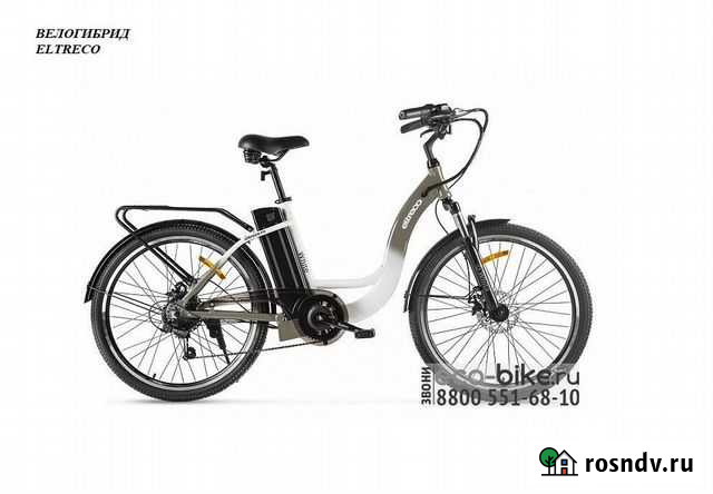 Электровелосипед Eltreco (black-чёрный) 127563 Нижний Новгород - изображение 1