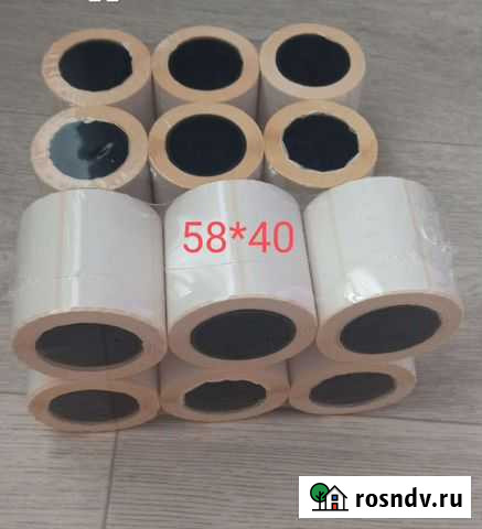 Термоэтикетки 58 40 Белгород - изображение 1