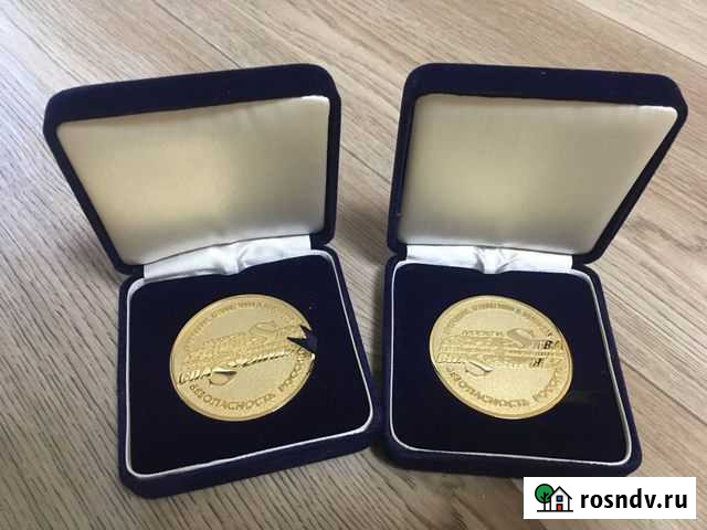 Медали мчс в футлярах Псков - изображение 1