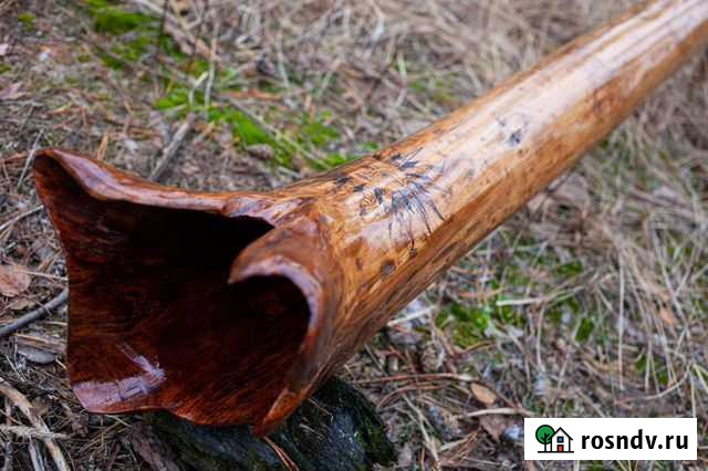 Диджериду из сливы с солнцем Воронеж - изображение 1