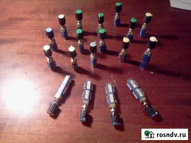 Переключатели от микшерного пульта Tesla epp102 Богородицк - изображение 1