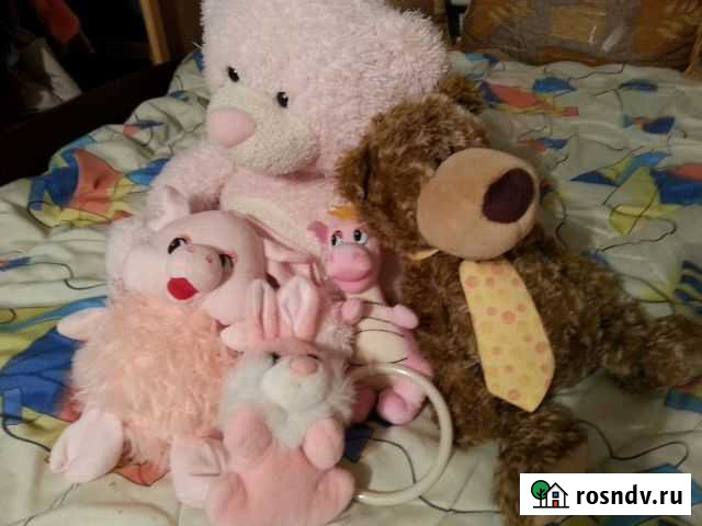 Продаются мягкие игрушки в хорошем состоянии Калач - изображение 1