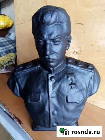 Бюст Сталина, 50х.годов, чугун Грязи - изображение 1