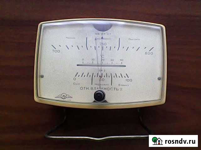 Баротермогигрометр с документами. СССР Петрозаводск - изображение 1