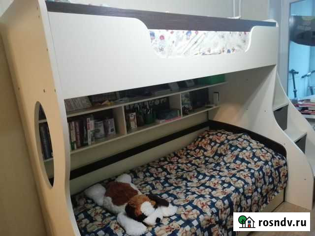 Кровать чердак бу Щёлково - изображение 1