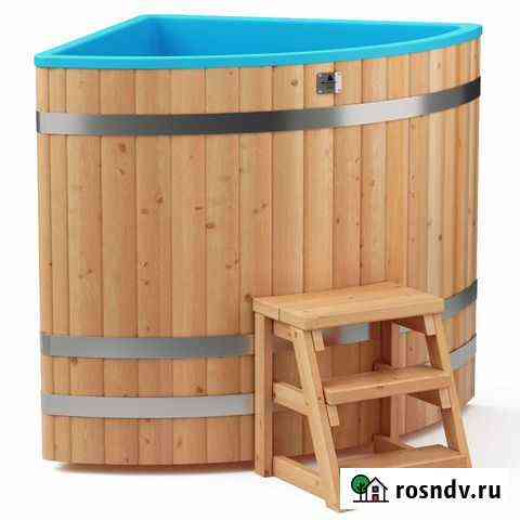 Угловая купель «comfort» с пластиковой вставкой Владивосток