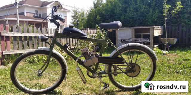Велосипед с бензиновым мотором Дубна - изображение 1