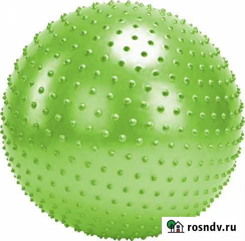 Мяч для фитнеса с шипами массажный 75см Томск - изображение 1