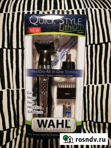 Триммер Wahl Quick Style Lithium trimmer Санкт-Петербург - изображение 1
