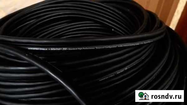 RCA кабель Monster Cable Interlink 250 В нарезку Климовск - изображение 1