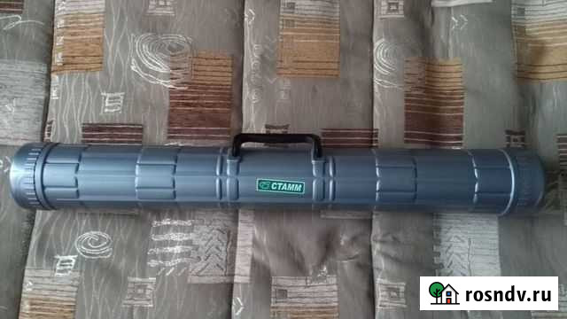 Новый тубус с ручкой стамм серый металлик Пенза - изображение 1