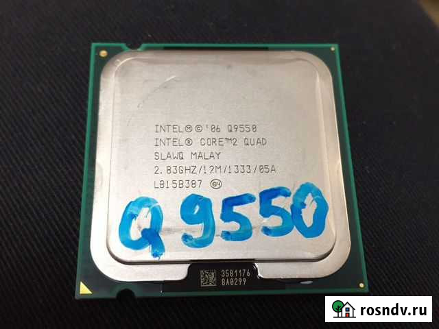 Процессор intel Q9550 2.83 Ghz Ростов-на-Дону - изображение 1
