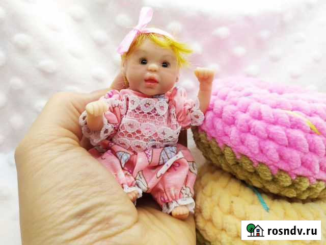 Кукла мини реборн авторская Серпухов - изображение 1