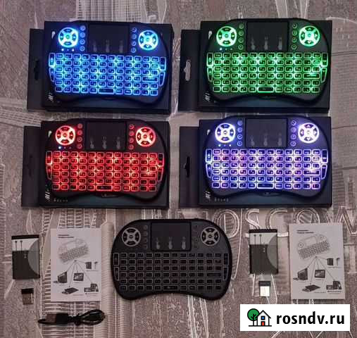 Беспроводная мини клавиатура - мышка (тачпад) 2в1 Керчь - изображение 1