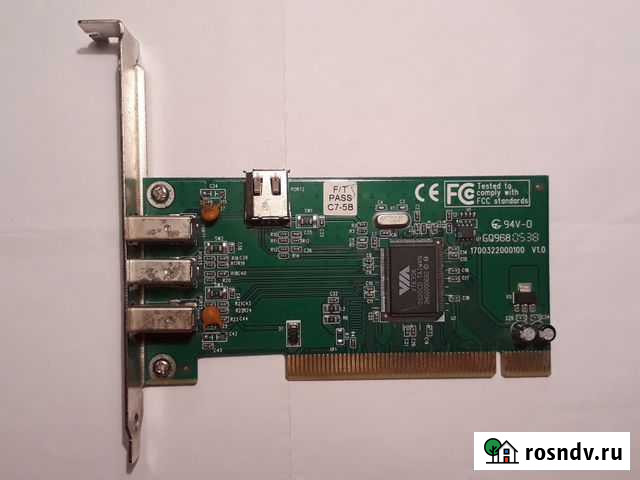 PCI - FireWire 1394 плата Калининград - изображение 1