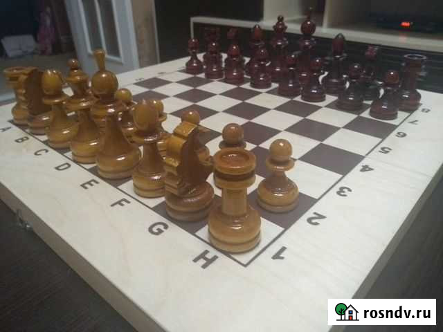 Шахматы деревянные ручной работы Саки - изображение 1