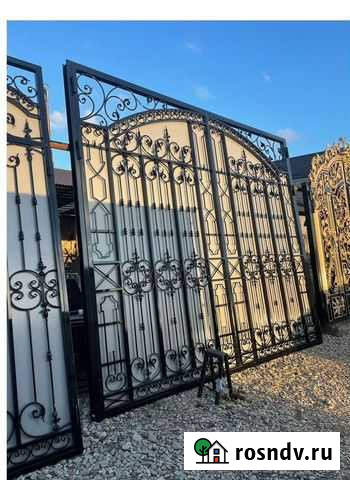 Кованые ворота Кизляр - изображение 1