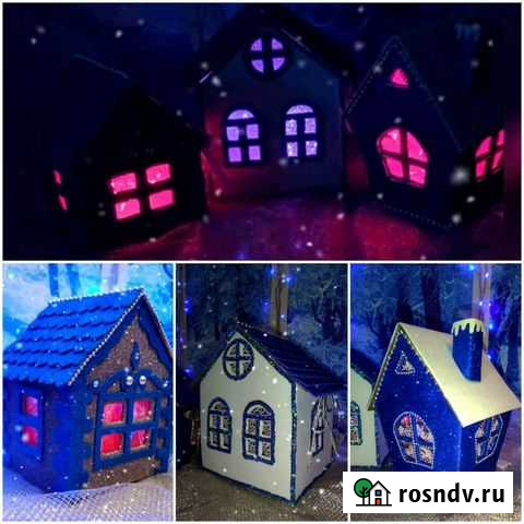 Новогодние фонарики, светильники, подсвечники Усть-Лабинск - изображение 1