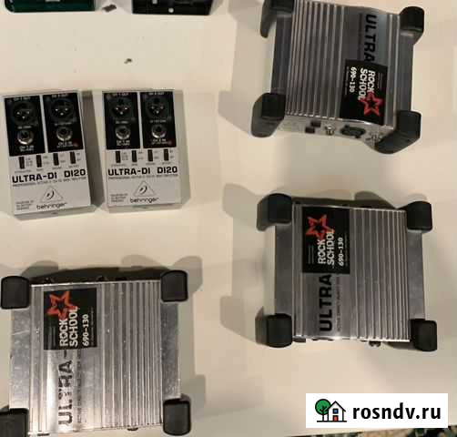 Дибоксы Behringer Ultra DI 100 и Ultra DI20 Барнаул - изображение 1