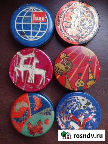 Банки из под леденцов, халвы СССР Арзамас - изображение 1