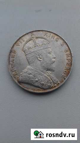 1 доллар 1907 год,Стрейтс Сеттлментс,шикарный Королев - изображение 1