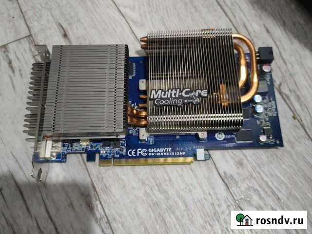 Geforce 9600GT gv-nx96t512hp Калуга - изображение 1