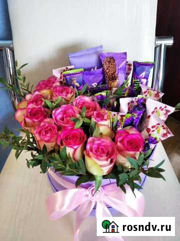 Создание букетов из конфет, сладостей и продуктов Абакан - изображение 1