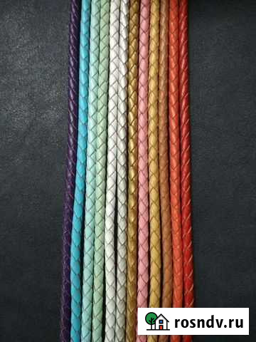 Кожаный шнур плетёный 4 мм Михайловск - изображение 1